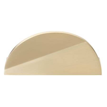 Gliderite Hardware 1-1/2 in. Center to Center Semi Circle Knob Champagne Gold, 5PK 4844-CHPG-5
